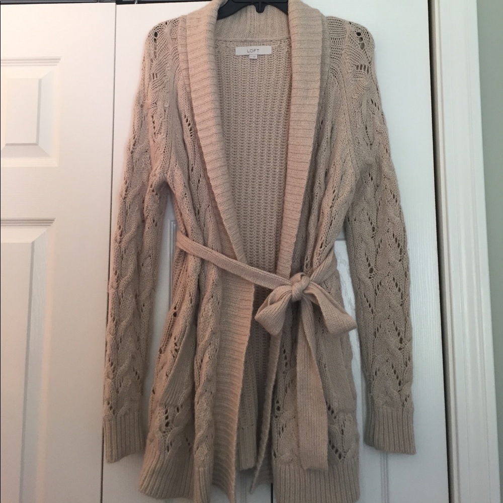 Loft Chunky Cable Knit Sweater