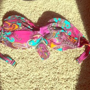Paisley print Swimsuit top