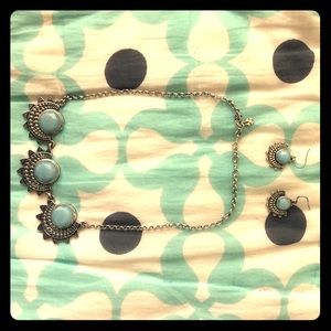 Lucky Brand necklace and earring set