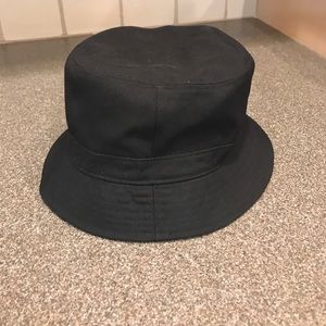 Black Coach bucket rain hat