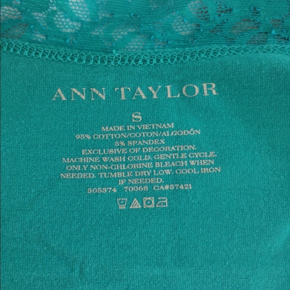 4/$15 SUPER SALE Teal Cotton Tank Top - Picture 4 of 4
