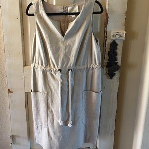 Anthropologie Linen Dress