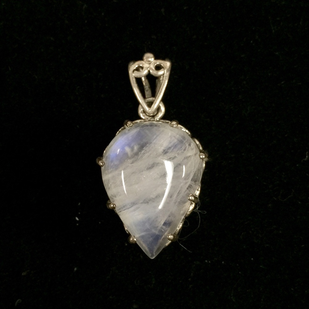 Sterling Silver & Moonstone Pendant