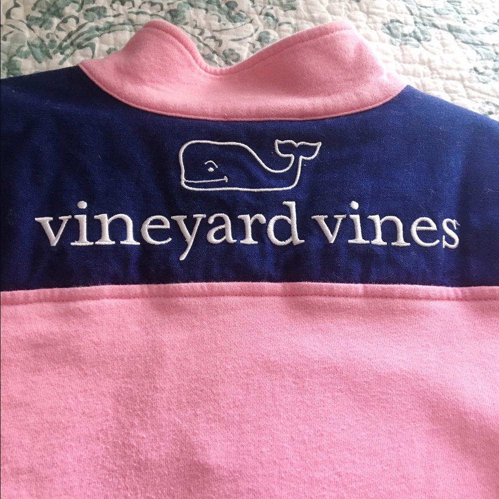 Vineyard Vines Pink and Navy Shep Shirt