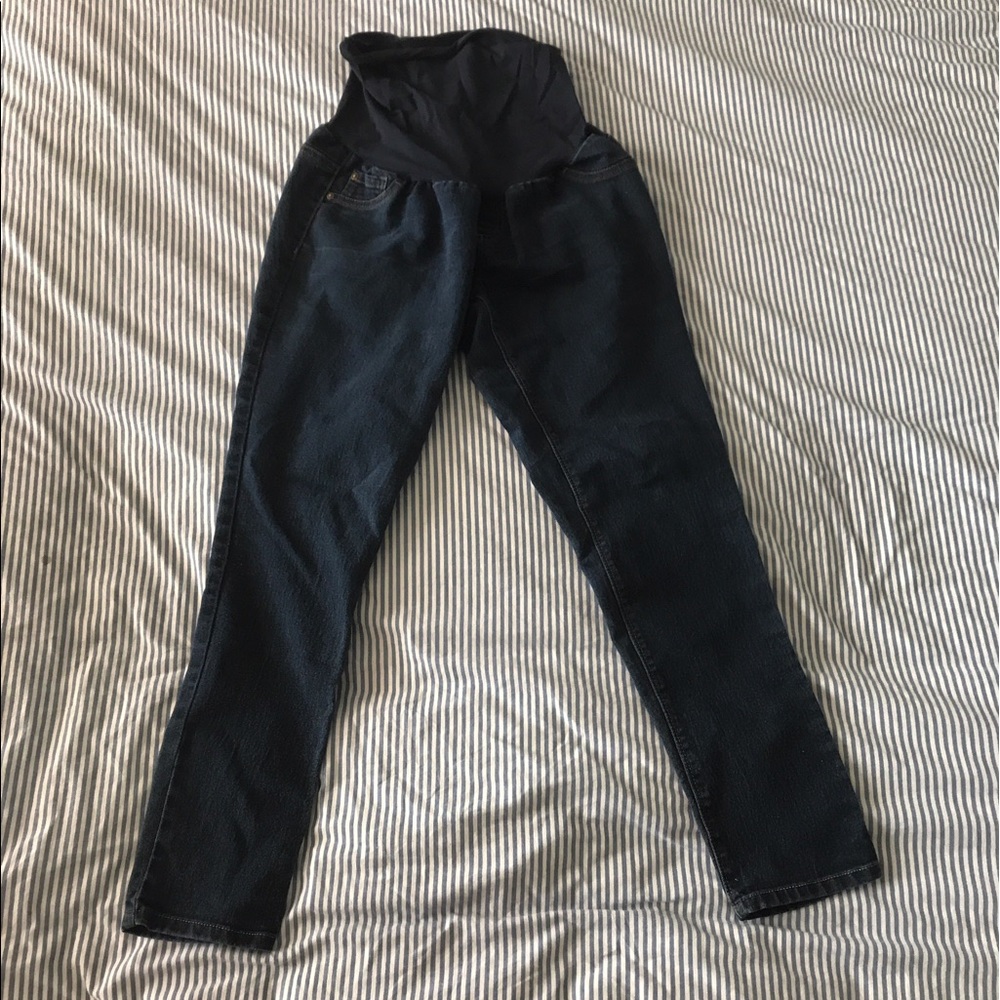 Indigo Blue Skinny Maternity Jeans