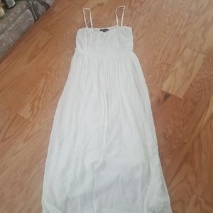 Forever 21 White Boho Maxi Dress