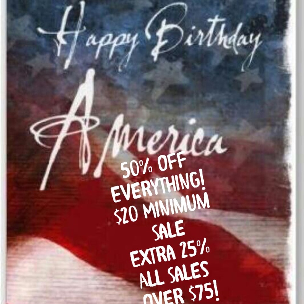 🇺🇸Happy 4th🇺🇸Last Day to Save‼️