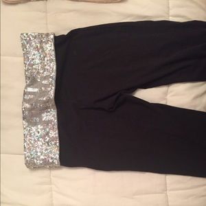 Victoria secret PINK sequin yoga pants