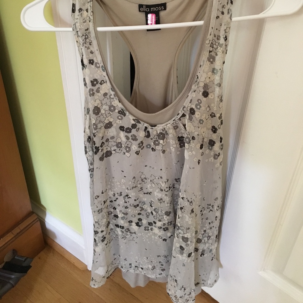 Grey Ella moss tank top