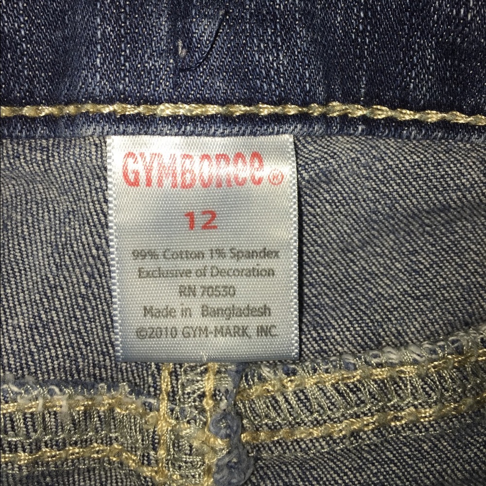 Gymboree girls size 12 jeans - Picture 3 of 3