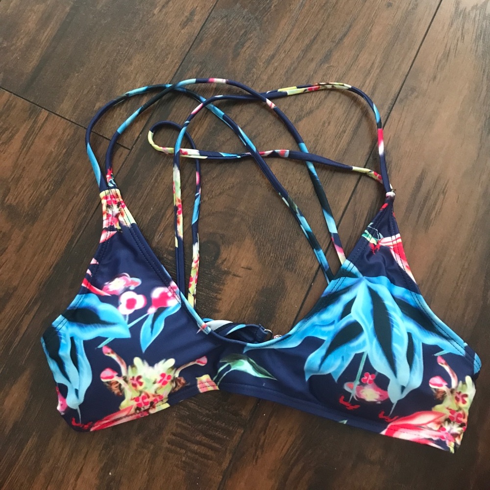 Cute Floral Bikini Top