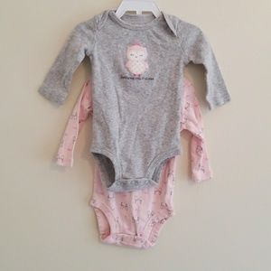 2 baby girl Just One You by Carter's onesies