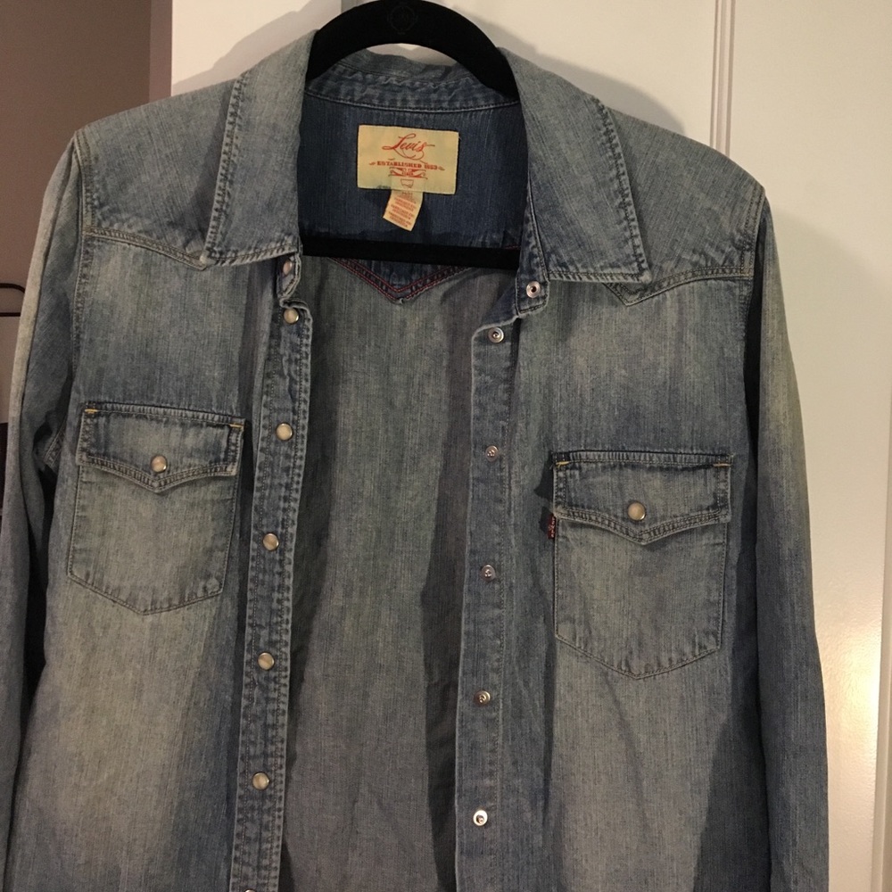Denim, chambray shirt