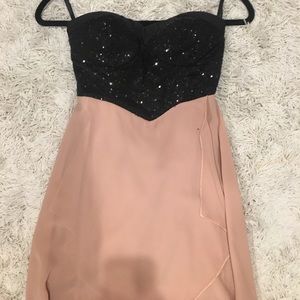 Strapless dress