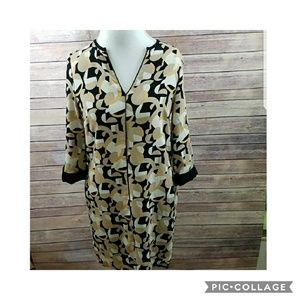 ZARA BASICS Popover Dress Size M