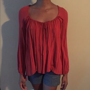 Zara Trafaluc peasant blouse