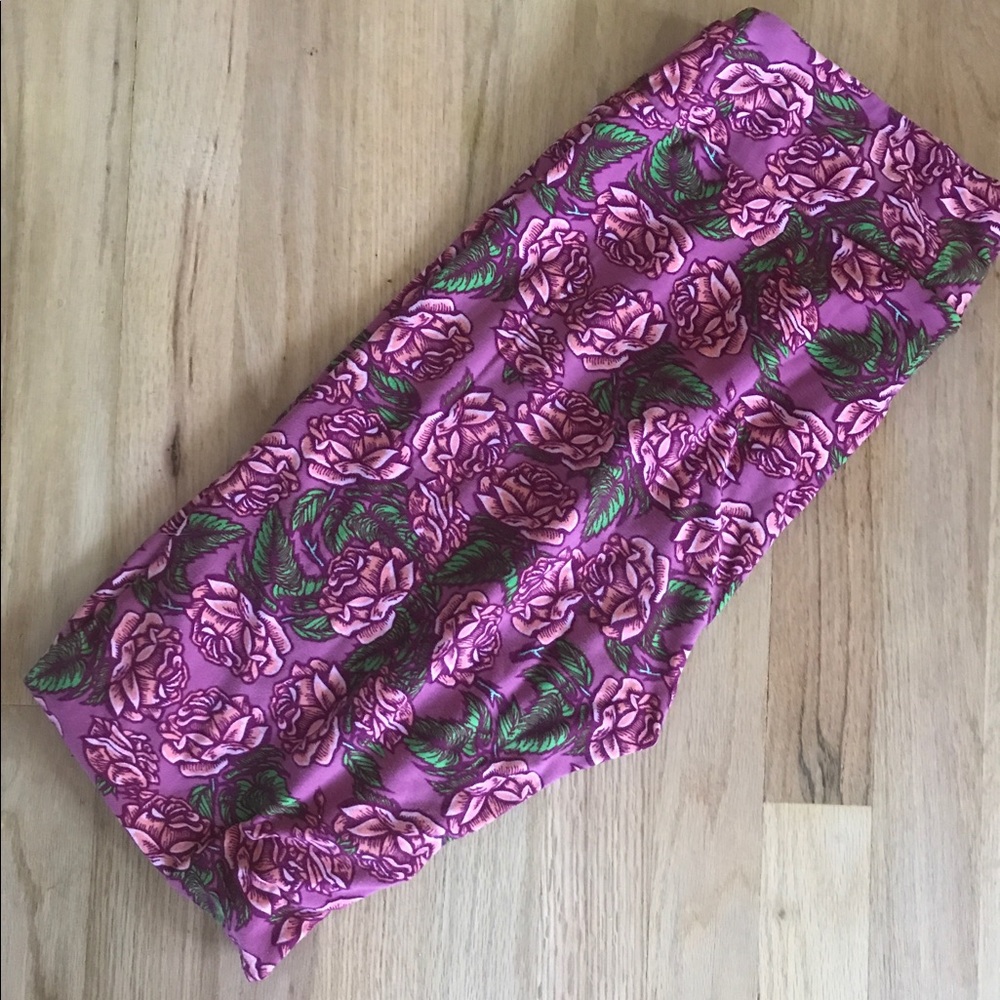 Pretty pink roses TC leggings