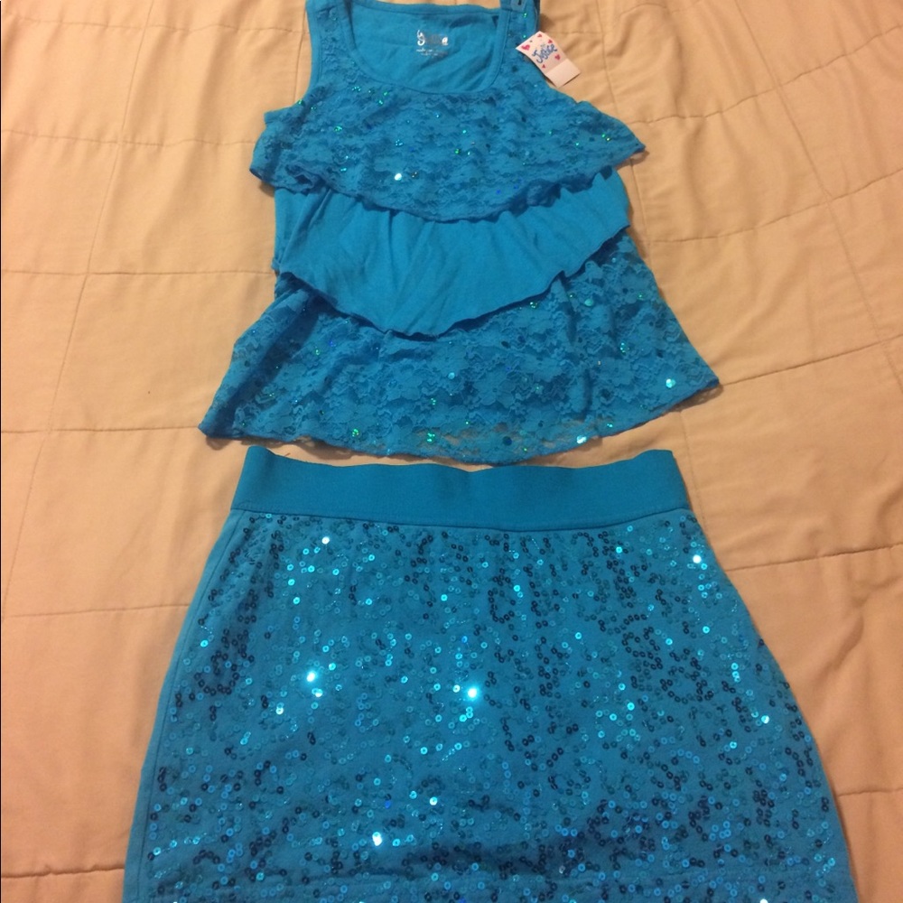 Justice skort set with tank