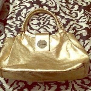 Gold Kate spade bag