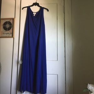 NWOT Blue Maxi Dress