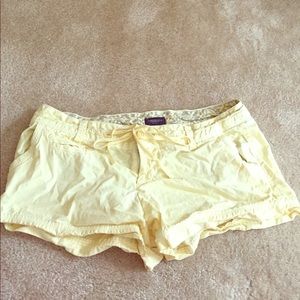 Yellow American Eagle Shorts