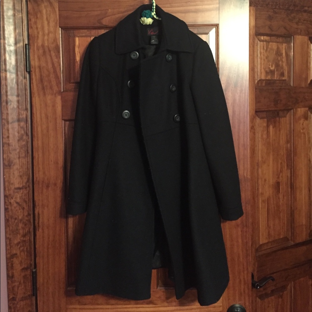 Adorable Long Black Coat