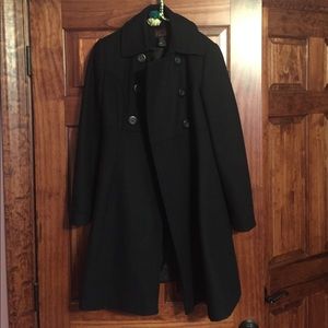 Adorable Long Black Coat