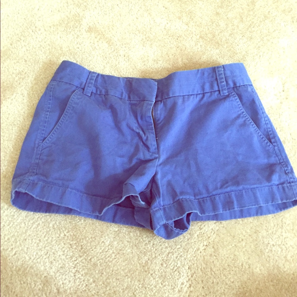 Blue J. Crew chino Shorts