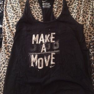 Large Nike graphic tank