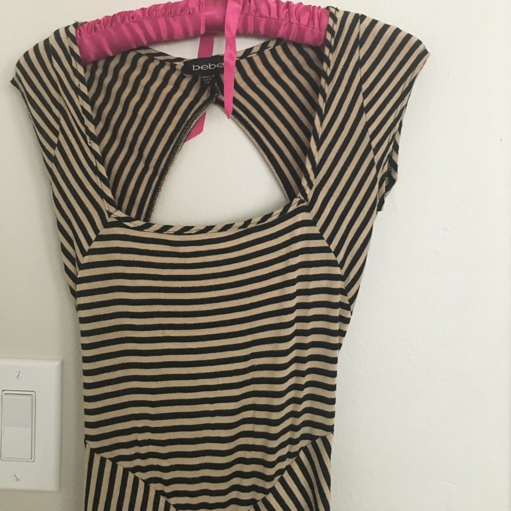 Bebe maxi dress 👗 open back