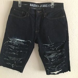 Nautical Jeans Shorts
