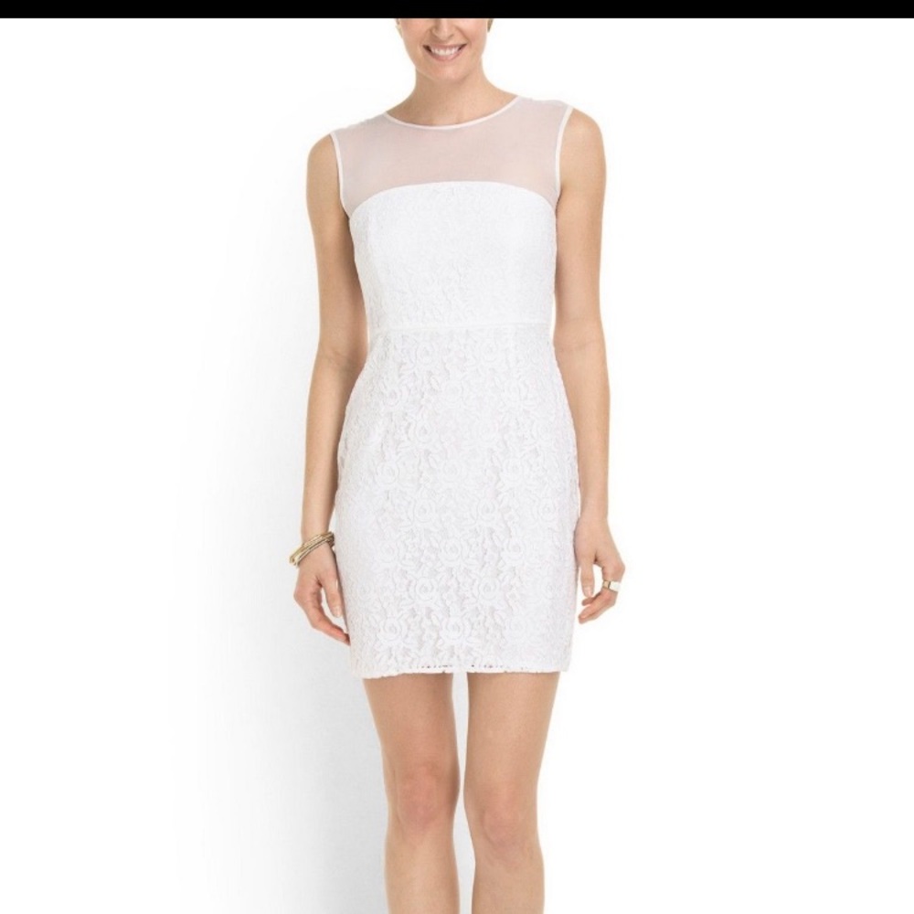 Diane von Furstenberg White Lace Dress
