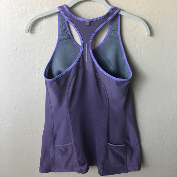 Nike Mesh Back Racerback Top - Picture 2 of 6