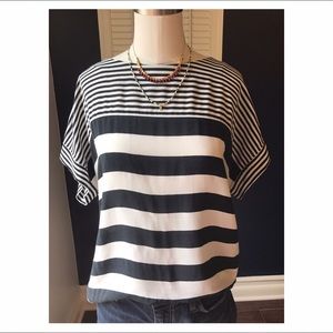 Banana Republic Striped Blouse | M