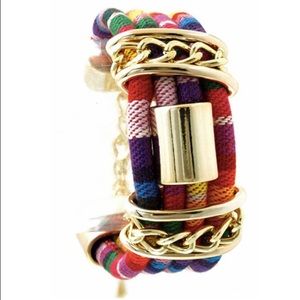 Guatemalan fabric bracelet