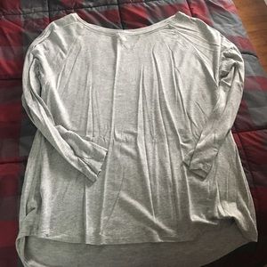 Tunic style lightweight sweatshirt