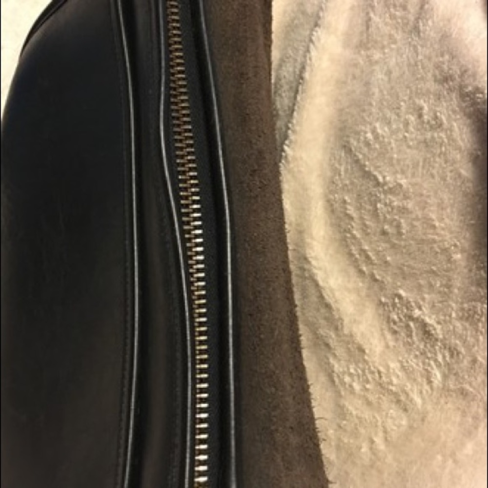 🦋 SOLD💜 Coach Messenger Leather Flap 2 Pocket Brass Cross - Picture 6 of 6