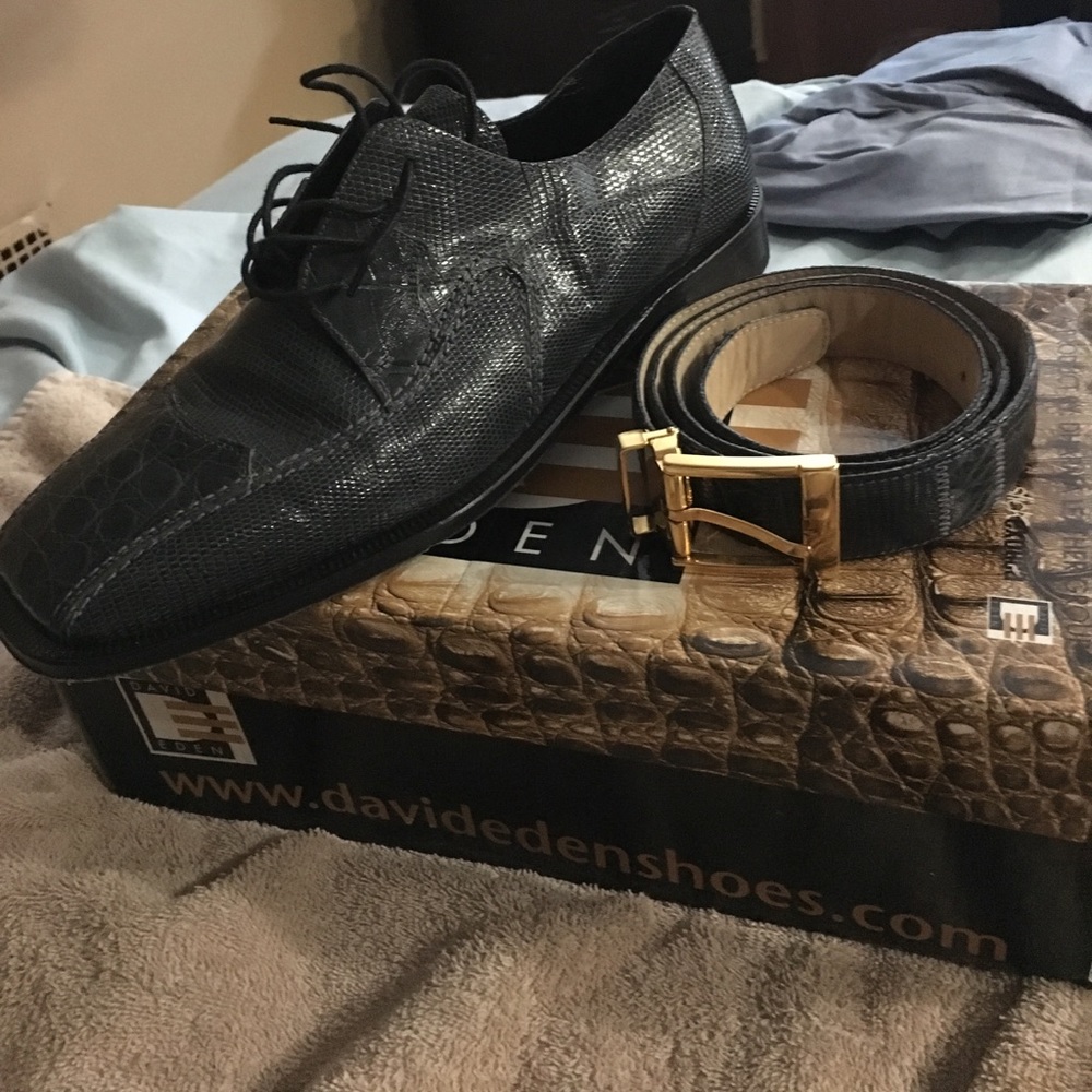 David Eden COMBO DEAL SHOES AND BELT