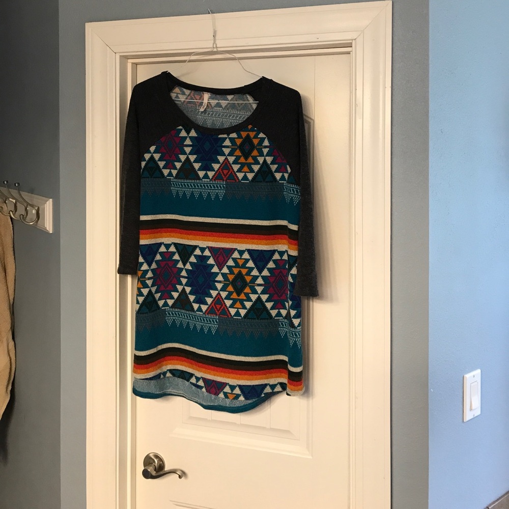 Aztec print tunic