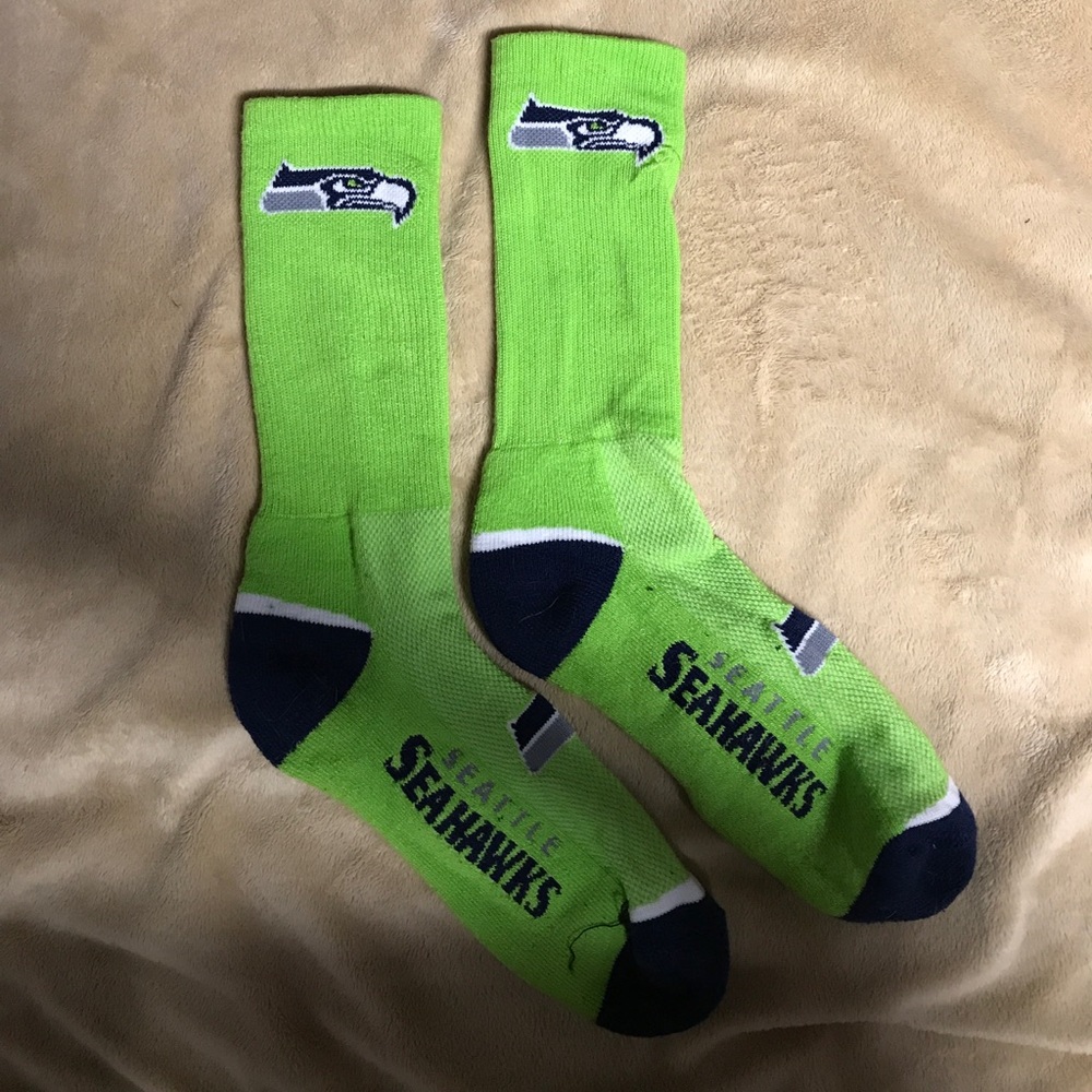 High Top Seahawks Socks