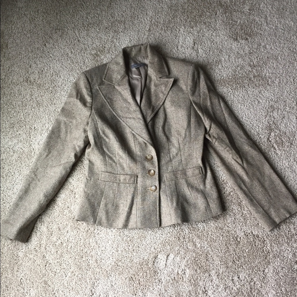 Ann Taylor Tan Blazer