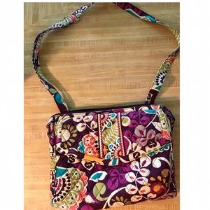 Vera Bradley Plum Crazy Purse
