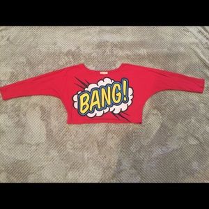 Cropped and off the shoulder top