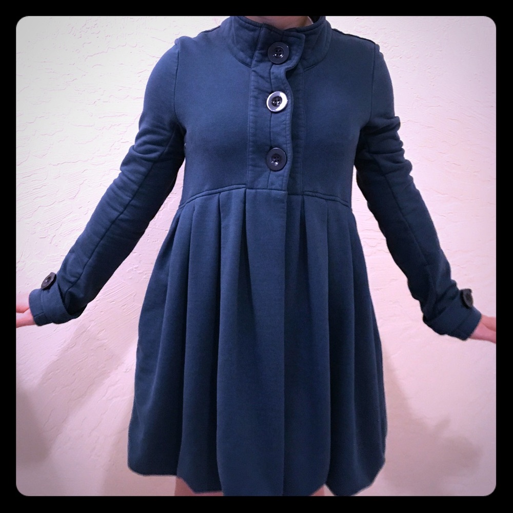 Bcbgeneration Three Button Peplum Sweater Jacket - image 1