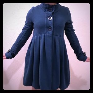 BCBGeneration three button peplum sweater jacket