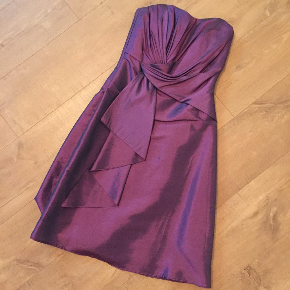 Impression Bridal Purple Bridesmaid Dress