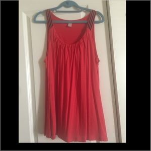 Red and Navy Banana Republic Tank Top.