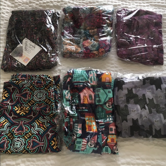 BNWT GORGEOUS LULAROE LEGGINGS! OS LANDMARK PRINT! - Picture 3 of 3