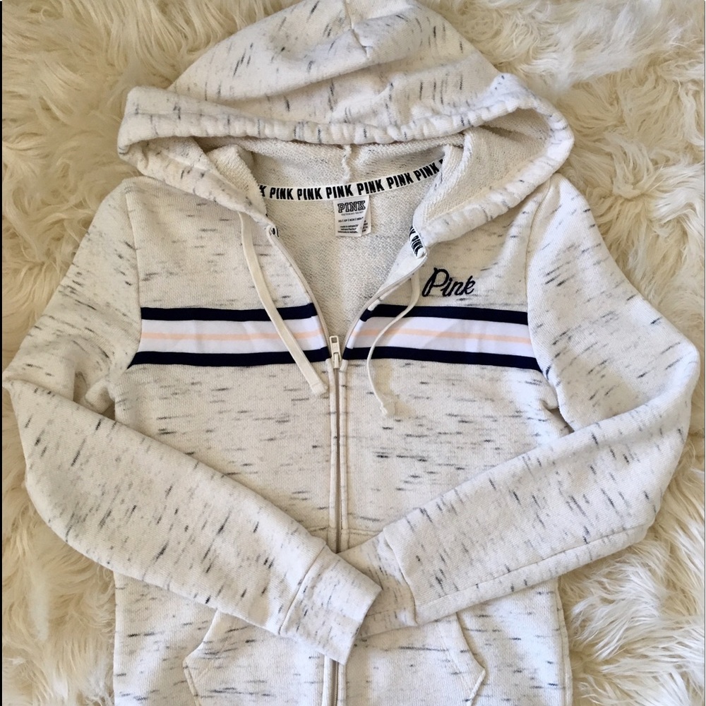 VS PINK Zip Front Hoodie