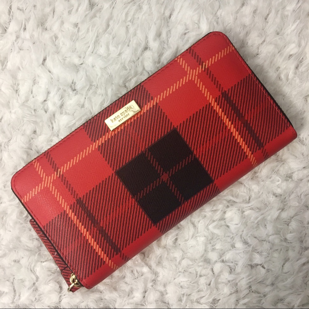 Kate Spade Neda Newbury Lane Printed Zip Wallet